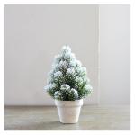 Weihnachts-Essentials, künstlicher Weihnachtsbaum, weißer künstlicher Baum, hängende Ornamente, kleine kleine zedernkiefern, neujahrsdekorationen, Lametta-Girlande, anwendbar f