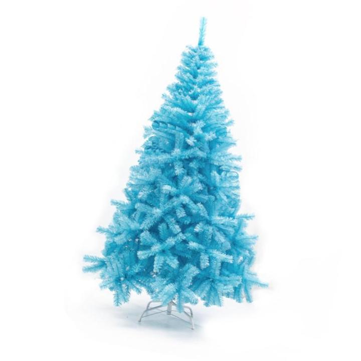 Künstlicher Weihnachtsbaum, Kleiner PVC-Weihnachtsbaum, künstlicher künstlicher Weihnachtsbaum, Weihnachtsdekoration, Himmelblau (1.8m (1.9M-N650T))