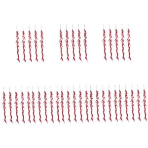 40 STK Chili-Pfeffer-Modelldekoration Mini Paprika Chiltepin-Pfeffer Obstdekor wandverkleidung Wand polsterung rote Paprika Pflanzen Wand-Chili-Anhänger Bauernpfefferdekor Schaum