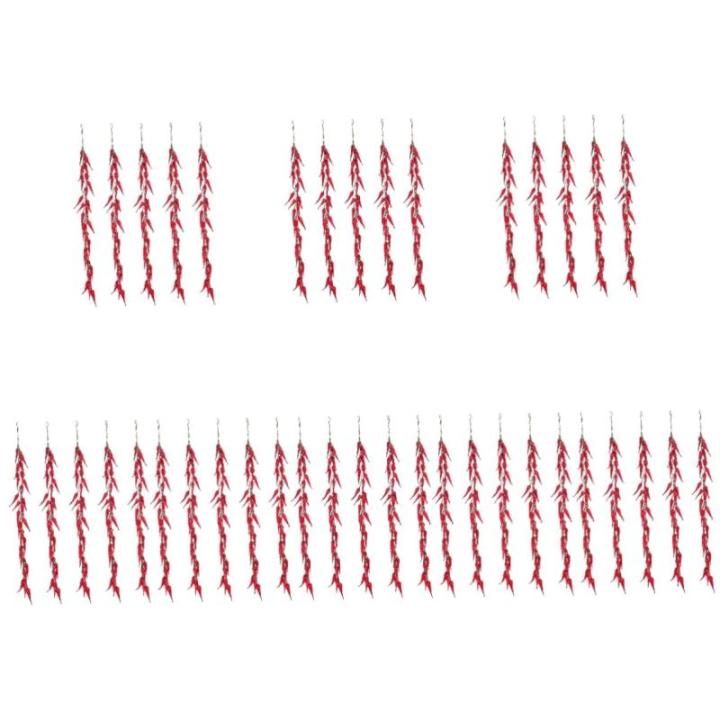 40 STK Chili-Pfeffer-Modelldekoration Mini Paprika Chiltepin-Pfeffer Obstdekor wandverkleidung Wand polsterung rote Paprika Pflanzen Wand-Chili-Anhänger Bauernpfefferdekor Schaum