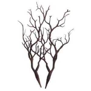 2 Stück Halloween Dekoration AST Getrocknete Äste Künstliches Geweih Äste Dekopflanze AST Vase Füllung Äste Getrockneter Baumzweig DIY Baumzweige Kunststoff