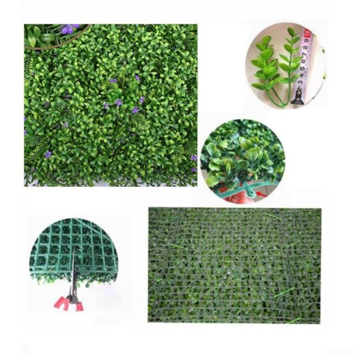 Kunstmatig gazon kunststof gesimuleerde plantenmuur voor familie, hotels, woonkamer, café 40 x 60 cm (voor Perzisch model)