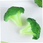 8 STK Simulierter Blumenkohl Dekorative Gemüsemodelle Realistische Gemüseattrappen Kunstpflanzen realistische Brokkoli-Requisiten gefälschte Brokkolischeibe Requisiten präsenti