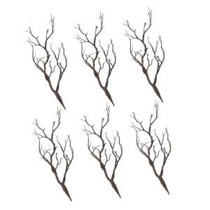 18 STK Halloween-Dekorationssimulationsanlage Halloween Dekoration Halloween Decor DIY Bastelzweige Simulation von Baumreben Vase füllende Zweige dekorative Pflanzenstiele Plastik