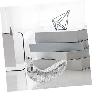 2St Disco-Banane Bühnenbeleuchtungskugel reflektierende Discokugel gefälschte Banane hochzeitsdekoration Vintage Dekoration bürodekoration Bananenfigur Tischschmuck aus Obst Sch