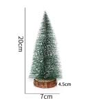 Kunstkerstboom, 5 stuks, 20 cm, mini-kerstboom, tafeldecoratie, kerstversiering, kerstversiering, kerstversieringen voor Kerstmis, feest, doe-het-zelf knutselen, groen