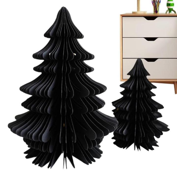 Kerstboom van papier knutselen – handgemaakte kerstdecoratie | opvouwbaar tafelopzetstuk, papieren decoraties met meerlaags design, perfect voor feesten en feestelijke gelegenhed