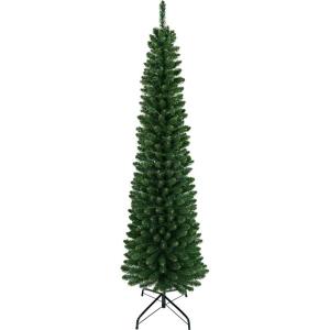Künstlicher Weihnachtsbaum schlank schmal dünn - Christbaum platzsparend 180 cm