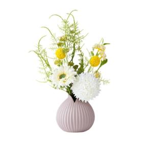 Kunstblumen Künstliche Blumenpflanzen im Topf, gefälschte Blumenornamente, moderner Luxus-Heimdekorationsstil, Keramikvase, Pflanzendekoration für jeden Anlass