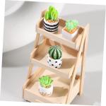 8 stuks kunstmatige cactus kantoordecoratie mini poppenhuis cactus decor miniatuur huisbenodigdheden modellen kamerplanten decoratie mini-plantenfiguren wagen decoraties kleine har