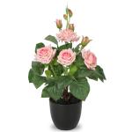 Kunstbloemen, rozenstruik, , kunstrozen in pot, rozenstruik, decoratie, woonkamer, balkon, terras, tuin, bruiloft