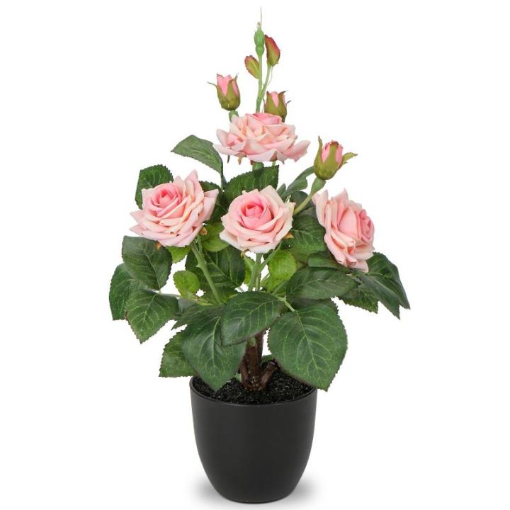 Kunstbloemen, rozenstruik, , kunstrozen in pot, rozenstruik, decoratie, woonkamer, balkon, terras, tuin, bruiloft