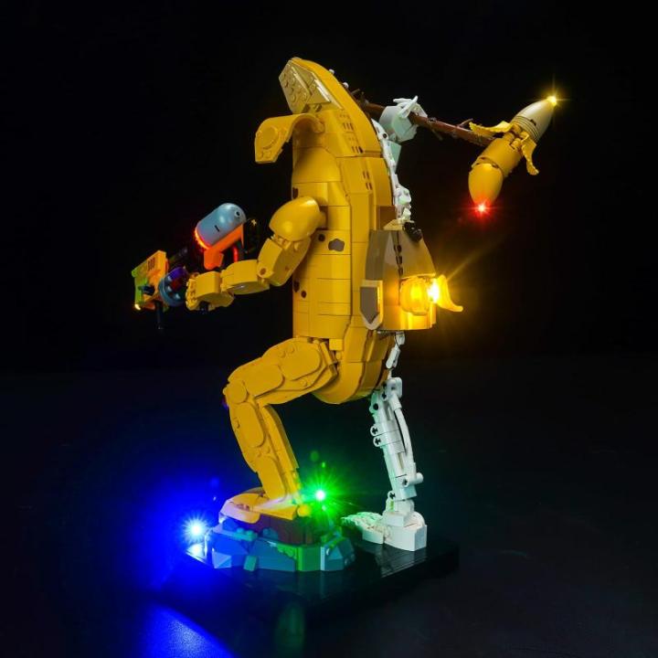 Ledlichtset compatibel met Lego 77072 Peely Bone (geen model), decoratieverlichtingsset compatibel met Peely Bone 77072, creatief speelgoed