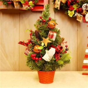 30 cm, 40 cm, 50 cm Mini-Weihnachtsbaum mit Beflockung, Weihnachtsbaum für den Schreibtisch, Verpackungsmaterialpaket DIY handgefertigter Weihnachtsbaum für Zuhause, modi，B-30c