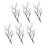 18 STK Halloween-Dekorationssimulationsanlage kunstpflanze Halloween Dekoration DIY Bastelzweige gefälschtes Zweigzubehör Links einmachgläser Vase füllende Zweige Halloween-Pfl