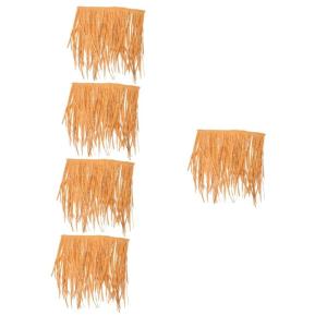 5st Strohdekoration Landschaftsdekor Falsches Strohdach Simuliertes Stroh Simulierte Strohmatte Synthetisches Reetdach Dekoratives Strohdach Garten Strohdach Gartendekoration Sport