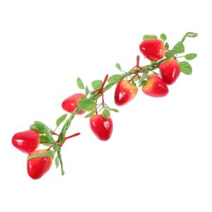 8St Simulierte Erdbeere gefälschte Erdbeerrebe Simulation gefälschte Erdbeere Artificial Plant künstliche früchte Anhänger aus künstlichen Früchten simuliertes Obst Styropor