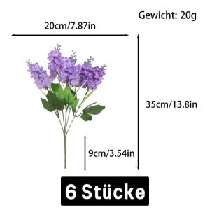 Boeket van , 35 cm, hyacint, boeket met lange steel, kunsthyacint bloemen voor thuis, tuin, bruiloft, tafel, decoratie, 1408