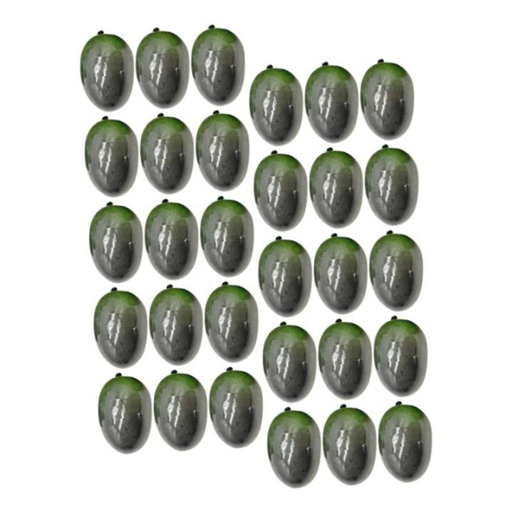 60 STK Olivenimitat Künstliche Früchte Ornament Lebensechte Früchte Modell Künstliche Früchte Obstdekor Falsches Obst Modell Mit Gefälschten Früchten Olivenschimmel Plastik