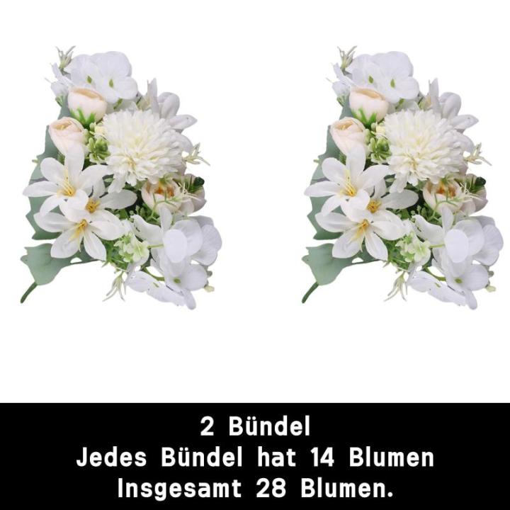 Boeket kunstbloemen kunstbloemen hortensia kunstbloemen planten bloem bloemstukken bruiloft kamerdecoratie 1017