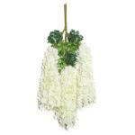 12er-Pack (43,3 Zoll) künstliche Glyzinien-Rebe, künstliche Glyzinien, hängende Seidengirlande, Lange hängende Buschblumenkette, für Zuhause und Party
