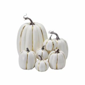 7Pc Kürbis Herbst Deko Kürbisse Zierkürbisse Herbstdeko Herbstdekorationen Künstliche Kürbisse Für Herbst Thanksgiving Halloween Feiertagsparty Dekoration Halloween Dekoratio
