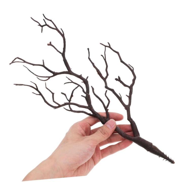 2St Halloween-Dekoration Äste künstliche Baumstäbe künstliche Rankenstiele künstliche Süße Halloween Dekoration Pflanzen Links DIY Bastelzweige DIY-Zweige für Blumenarrange