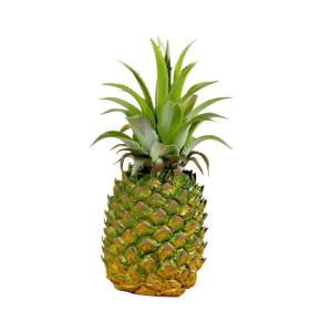 Authentieke ananas sculptuur, kunstfruitdecoratie voor thuis, elegant ornament, 9 cm x 21 cm