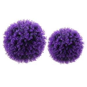 4 Stück Eukalyptus-grasball Künstliche Grünpflanzen-dekorationskugeln Decke Grasball Lavendel Formschnitt Ball Simulation Formschnittbälle Künstliche Zimmerpflanzen Plastik Vi