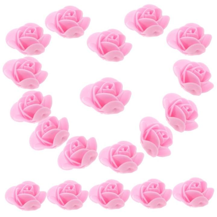 50 Stück künstliche blüten Artificial blumenköpfe künstlich гирлянда Schäumt Rosenkopf gefälschte rote Rosen Künstliche Schaumstoffe, Rosenkopf Rosen künstliche Bl