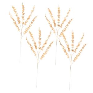 4 Stuks Gesimuleerde Ginkgo Biloba Voor Vaas Kunstmatige Eucalyptus Tak Nep Planten Home Decor Decoraties Bruiloft Decoratie Versiering Pp Geluk Fruit Hulst