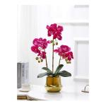 Kunstblumen Künstliche Blumen, künstliche Orchideen, Bonsai-Arrangement, künstliche Seidenorchideen für Hochzeit, Zuhause, Büro, Party, Hotel für jeden Anlass