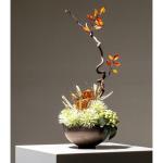 Kunstblumen Elegantes künstliches Blumenarrangement – ​​Topfpflanzen aus Keramik und Silikon für Hotel-, Restaurant- und Heimdekoration für jeden Anlass