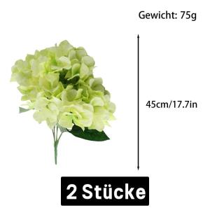 Boeket kunstbloemen, 72 stuks, vintage hortensia, kunstbloemen, boeket voor bruid, bruiloft, thuis, feest, bloemstukken 1116