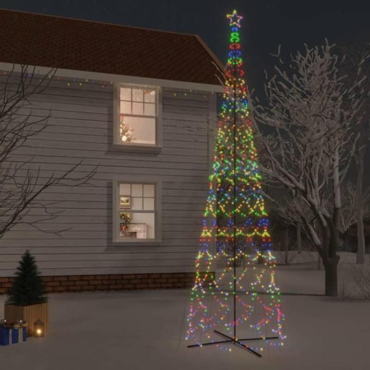 Kerstconus kleurrijk 3000 LED 230x800 cm