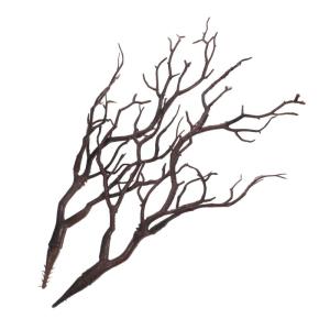 2st Halloween-Dekoration Äste Künstliche Äste Gefälschte Korallenzweige Künstliche Baumstäbe Lebensechte Korallenzweige Künstliche Geweihbaumzweige Halloween-Baum Plastik Br
