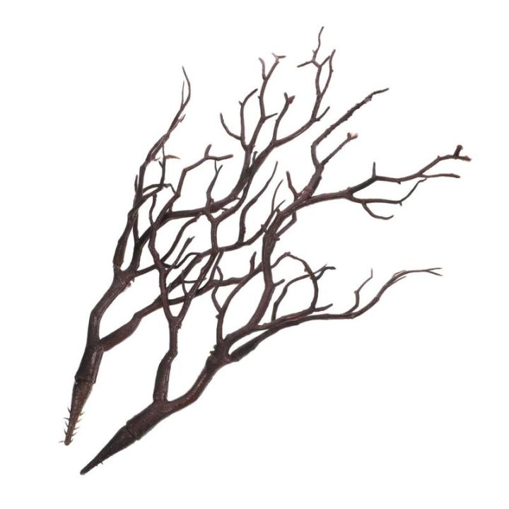 2st Halloween-Dekoration Äste Künstliche Äste Gefälschte Korallenzweige Künstliche Baumstäbe Lebensechte Korallenzweige Künstliche Geweihbaumzweige Halloween-Baum Plastik Br