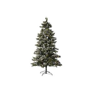 Weihnachtsbaum, Grün, Metall, Polyethylen, verschneit, 140 x 140 x 240 cm