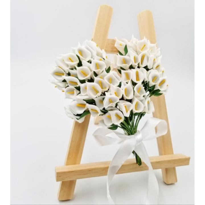144 Klein boeket nep calla wit nep bloem bloemen gunst vak decoratie Tafel verstrooit geschenk bruiloft verjaardag doop Kerstmis