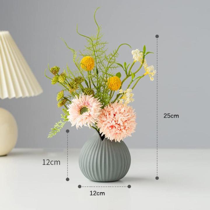 Kunstblumen Künstliche Blumen mit Topf, Kunstpflanzen, künstliche Blumen, künstliche Blumen im Topf – Blumenarrangements für die Hochzeit zu Hause für jeden Anlass