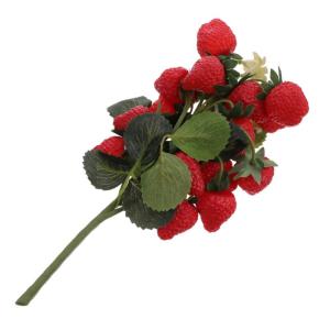 Simulierte Obstspieße Künstliches Grün Künstliche Früchte Künstliche Beeren Künstliche Äpfel Erdbeeren Dekor Künstliche Beerenstiele Künstliche Pflanzen Erdbeeren