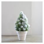 Weihnachts-Essentials, künstlicher Weihnachtsbaum, weißer künstlicher Baum, hängende Ornamente, kleine kleine zedernkiefern, neujahrsdekorationen, Lametta-Girlande, anwendbar f