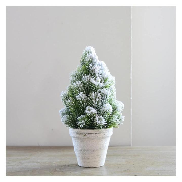 Weihnachts-Essentials, künstlicher Weihnachtsbaum, weißer künstlicher Baum, hängende Ornamente, kleine kleine zedernkiefern, neujahrsdekorationen, Lametta-Girlande, anwendbar f