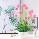 Kunstblumen Künstliche Blumen mit Topf, Kunstpflanzen, künstliche Seidenblumen für Hausdekorationen, Lobby, Badezimmer, Hochzeit, Büro für jeden Anlass
