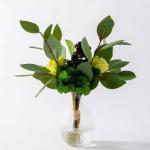 Kunstblumen Künstliche Bonsai-Pflanze für den Innenbereich – Simulationsblumendekoration für Wohnzimmer, Badezimmer und Tischplatte, Hotellobbys für jeden Anlass