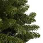Tannenbaum Kunstbaum mit PVC-Spitzen, Weihnachtsdeko Dekobaum für Innen Außen Künstlicher Weihnachtsbaum Klappbar mit Ständer Grün 210 cm