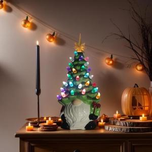 Zwerg-Weihnachtsbaum – Zwerg-Weihnachtsbäume, kleine Weihnachtswichtel, Dekoration, Weihnachtsdekoration, für Tisch, Zuhause, Zimmer, Tisch, Kamin, Büros, Halloween, Thanksgiv