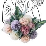 8 stuks boeket, , boeket, decoratie, roze, oranje, wit, paars, dahliabloem, hortensia, voor decoratie, bruiloft, huis, kantoor, feest, café