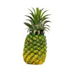 Authentische Ananas Skulptur, Kunstobst Deko für Zuhause, Elegantes Ornament, 10cmx24cm