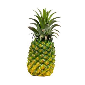 Authentische Ananas Skulptur, Kunstobst Deko für Zuhause, Elegantes Ornament, 10cmx24cm